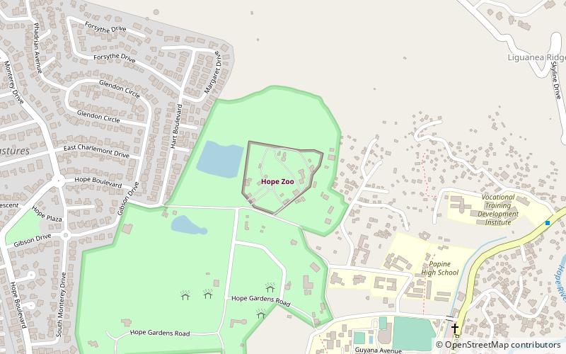 hope zoo kingston location map