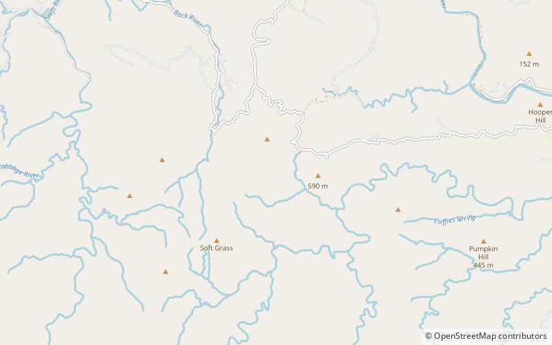 parroquia de portland parque nacional montes blue y de john crow location map