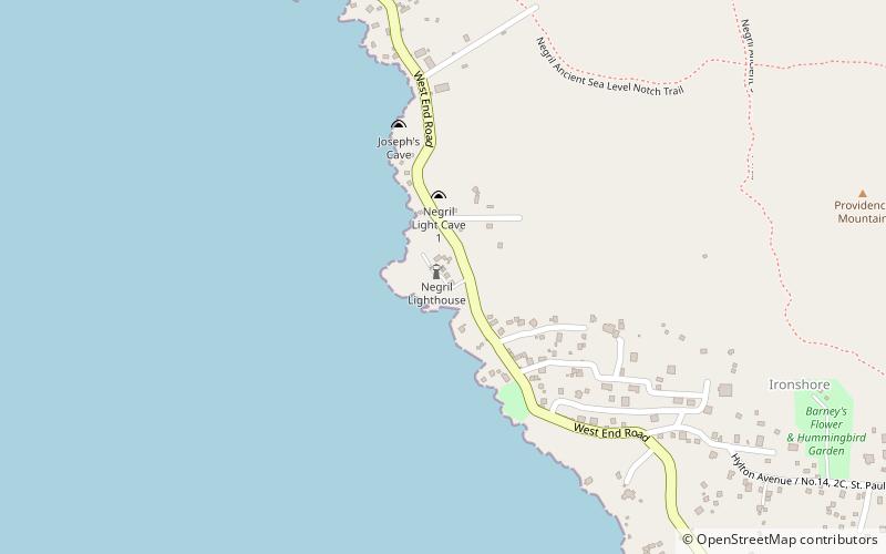 Faro de Negril location map