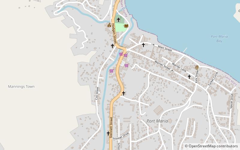 Port Maria location map