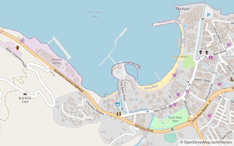 ocho rios cruise ship terminal location map