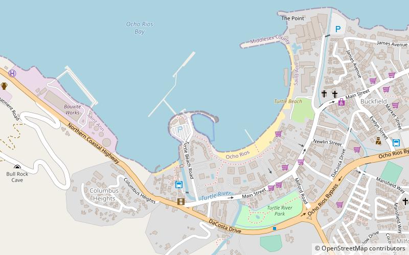 yacht harbour marina ocho rios location map