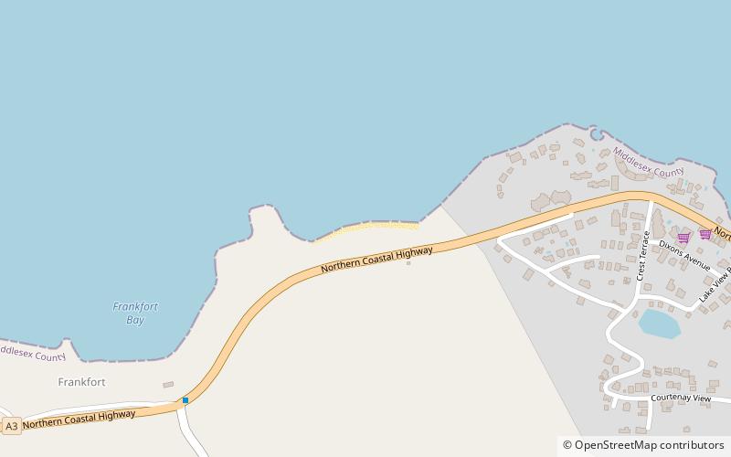 reggae beach location map