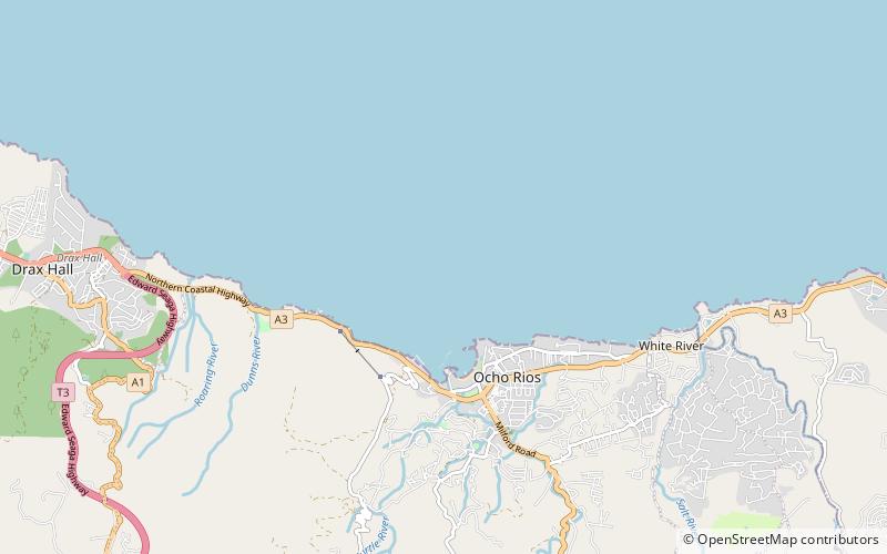 james bond beach ocho rios location map