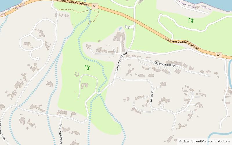 tryall golf club location map