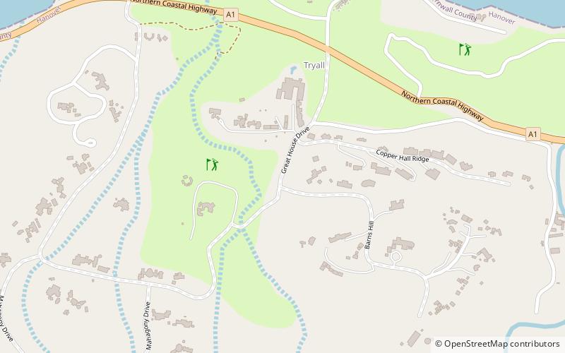 Tryall Golf Club location map