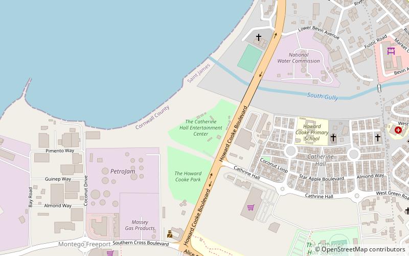 The Catherine Hall Entertainment Center location map
