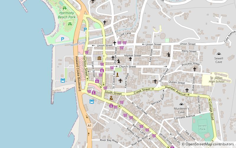 cimetiere montego bay location map
