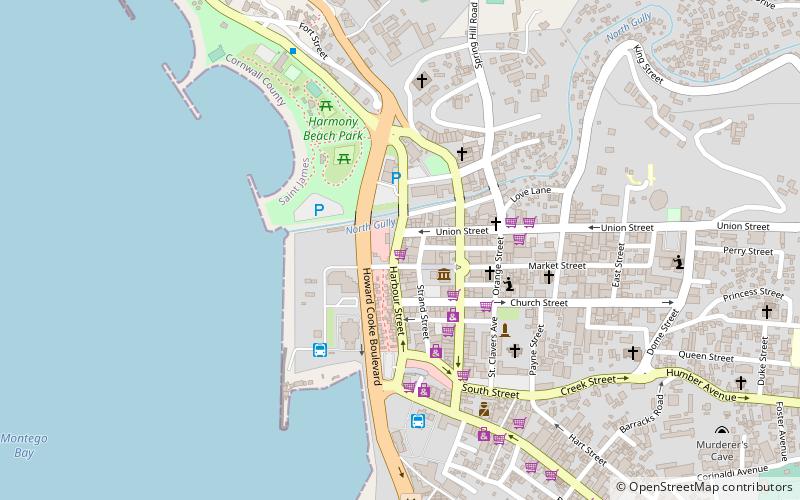 westron montego bay location map