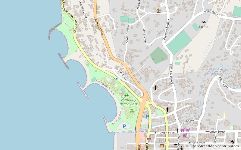 fort montego montego bay location map