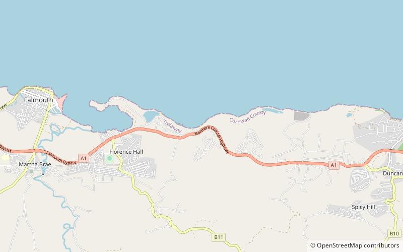 Burwood Beach location map