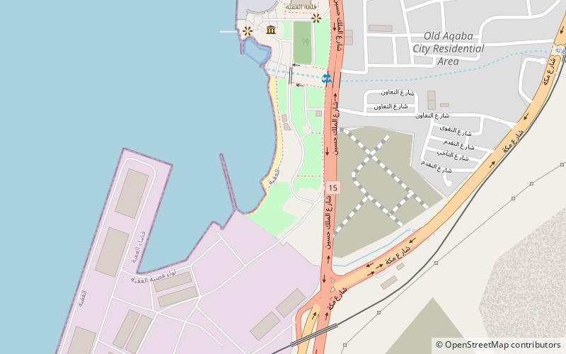 Aqaba Fortress location map