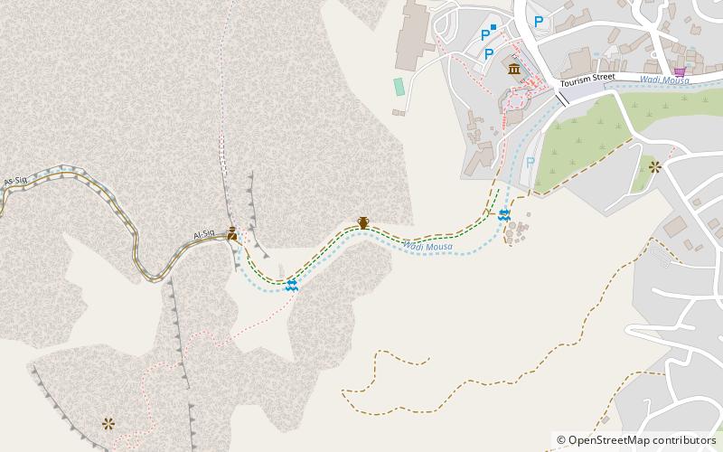 djinn blocks wadi musa location map