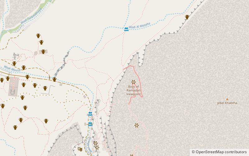 Palace Tomb location map