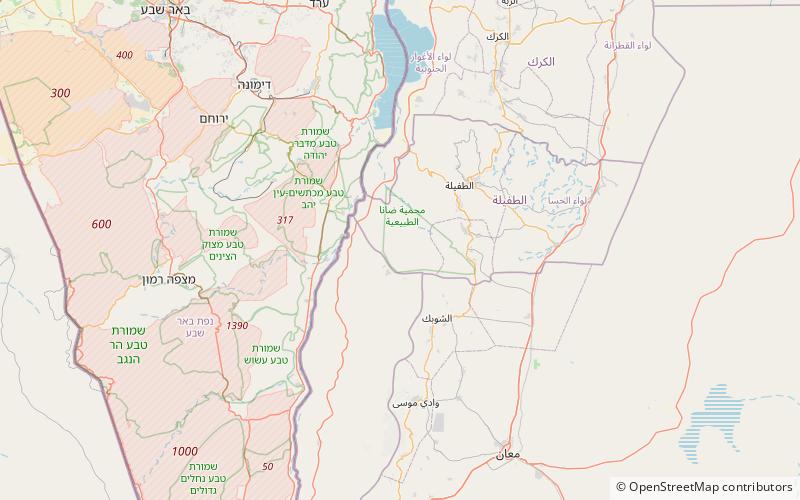 Khirbat en-Nahas location map