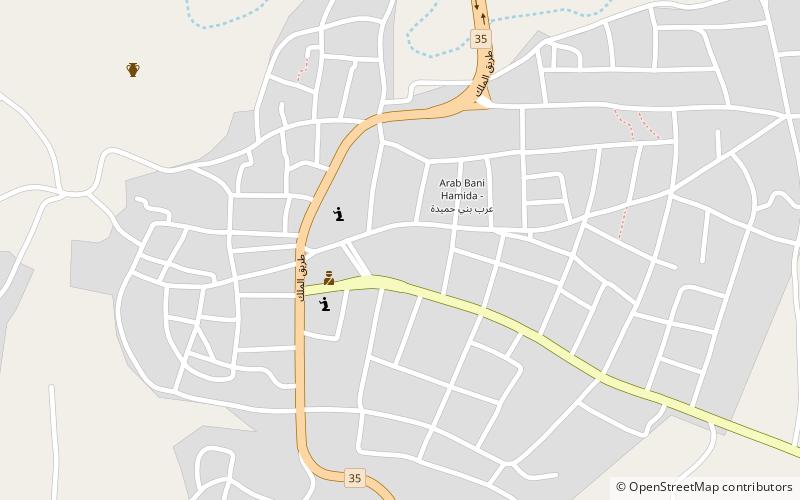 Dhiban location map