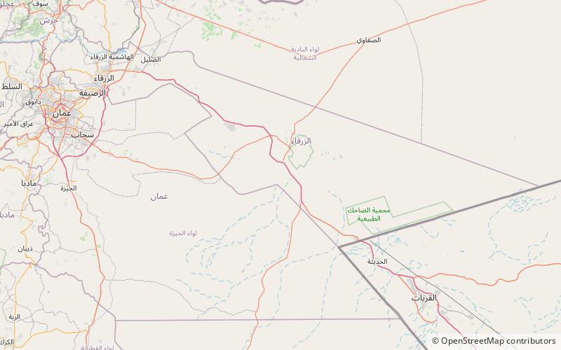 Naturschutzgebiet Shaumari location map