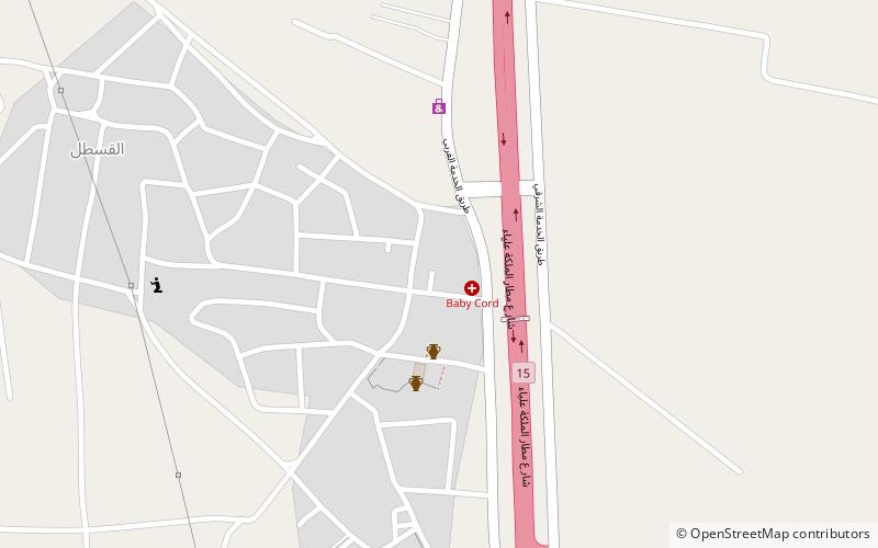 al qastal location map