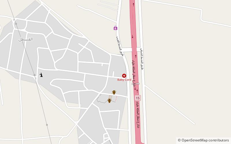 Al Qastal location map