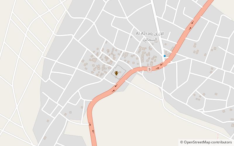 Qasr Azraq location map