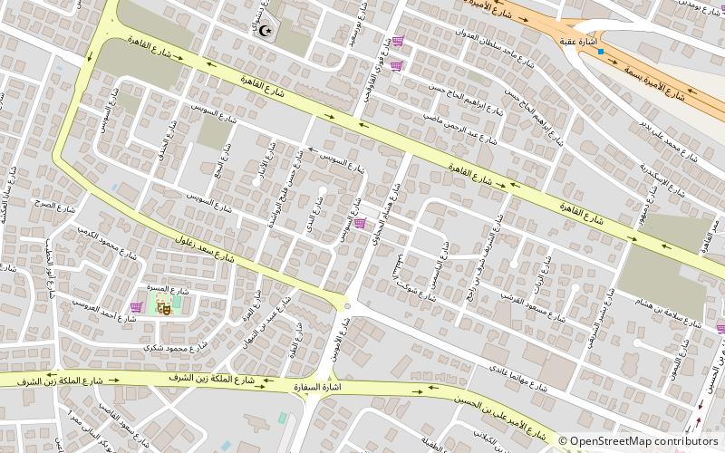 Abdoun neighborhood location map