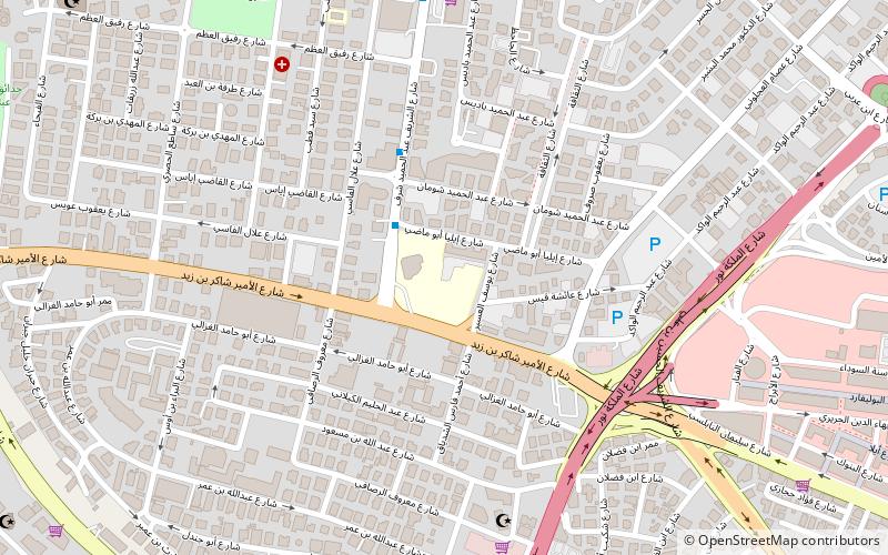haya centre amman location map