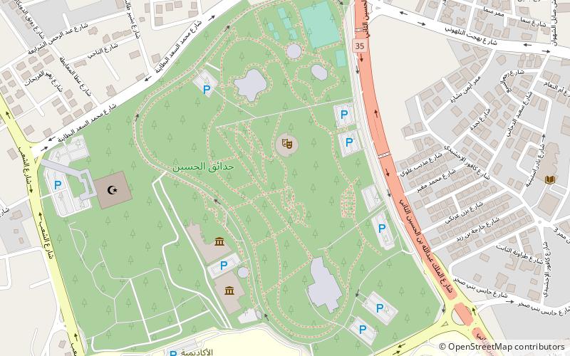 Al Hussein Public Parks location map