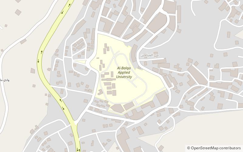 Al-Balqaʼ Applied University location map