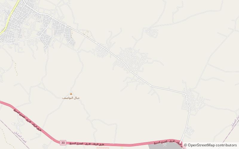 Qasr el-Hallabat location map