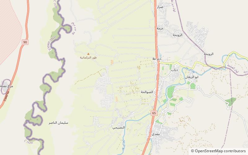 Dajr Alla location map