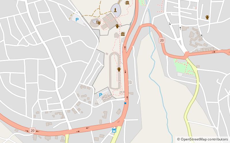hippodrome jerash location map