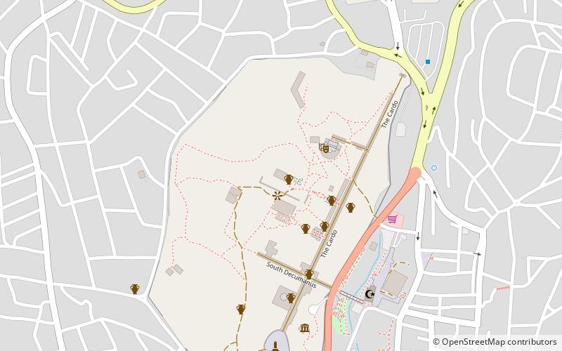 temple of artemis jerash location map