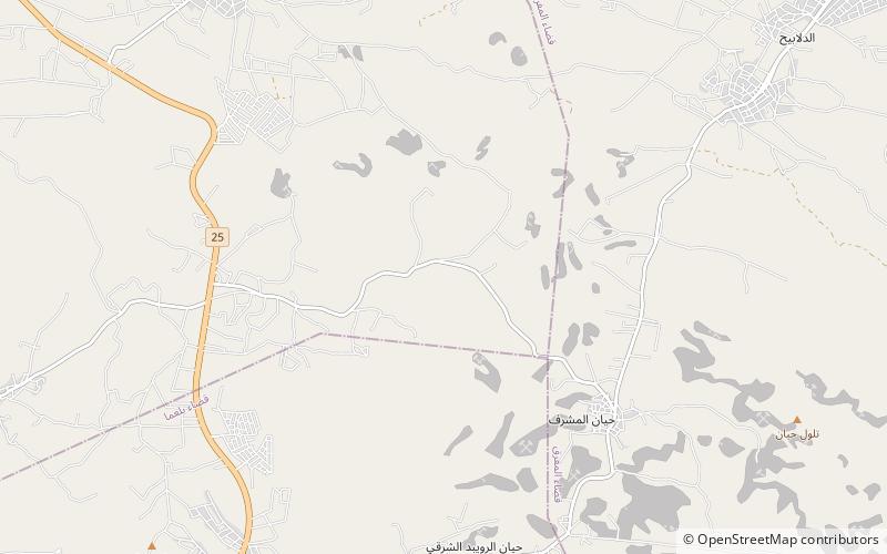 Mafraq Qasabah location map