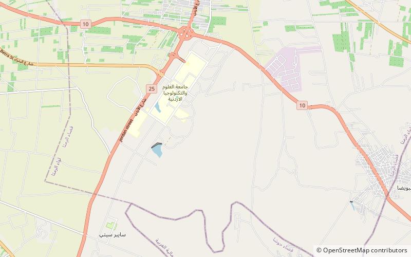 Yarmouk University location map