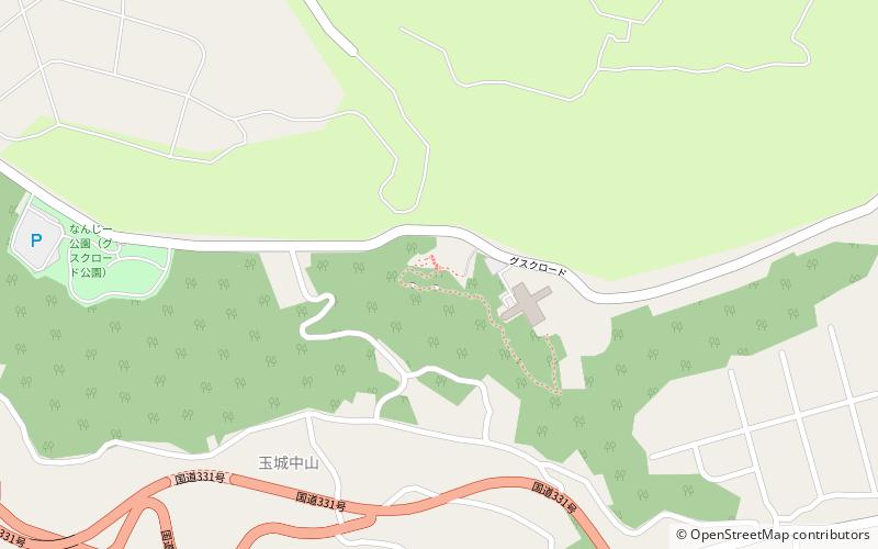 Tamagusuku Castle location map