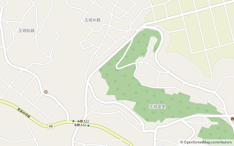 Itokazu Castle location map
