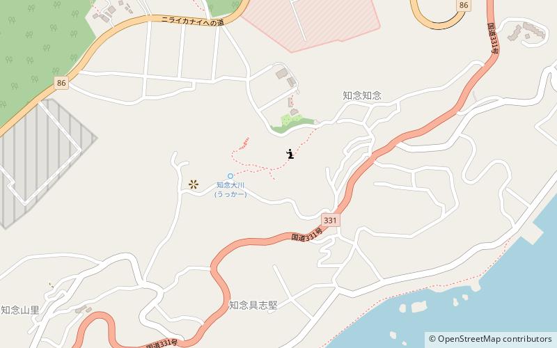 Chinen Castle location map