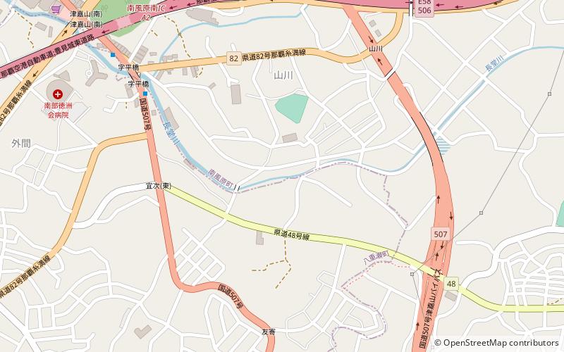 shimajiri district naha location map