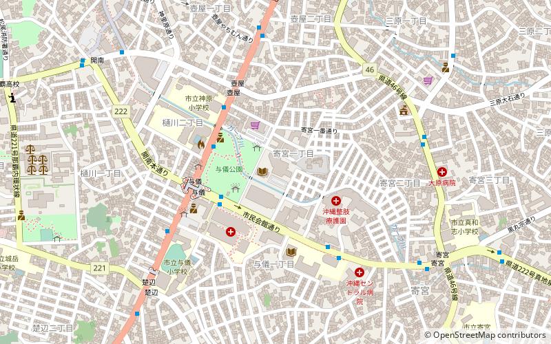 Okinawa Prefectural Library location map