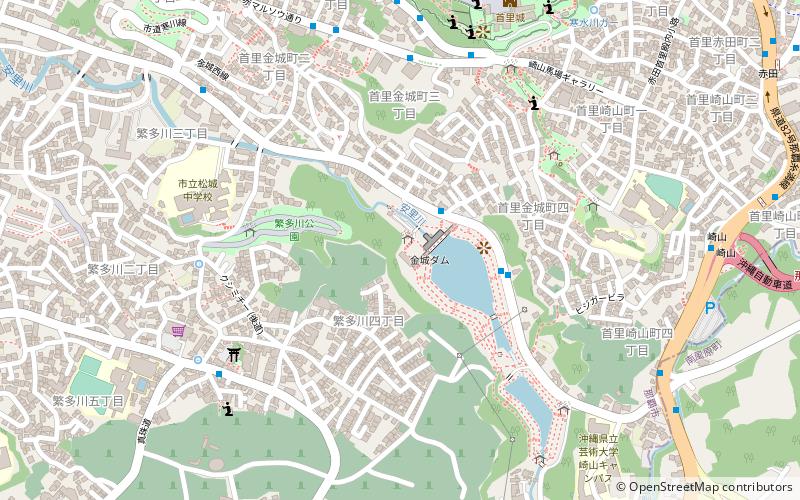 Kinjo Dam location map