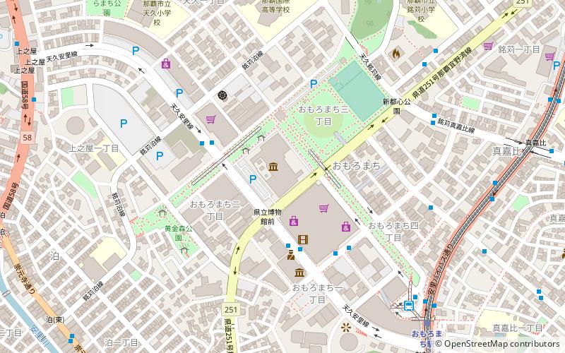 Okinawa Prefectural Museum location map