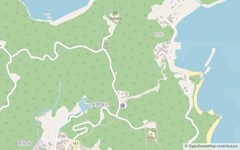 Zamamijima location map