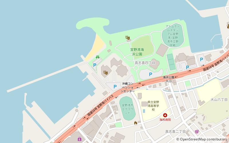 Okinawa Convention Center location map