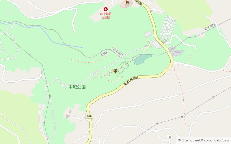 Nakagusuku Castle location map
