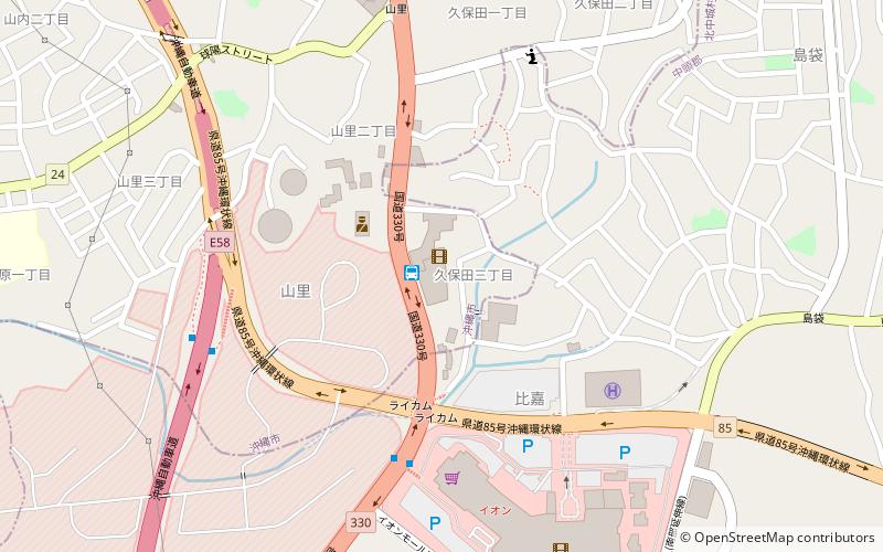 plaza house shopping center okinawa location map