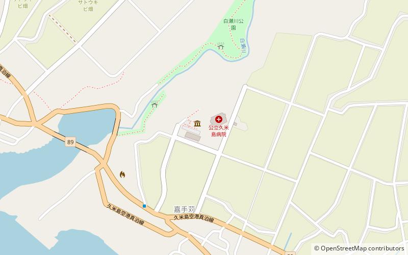 kumejima museum location map