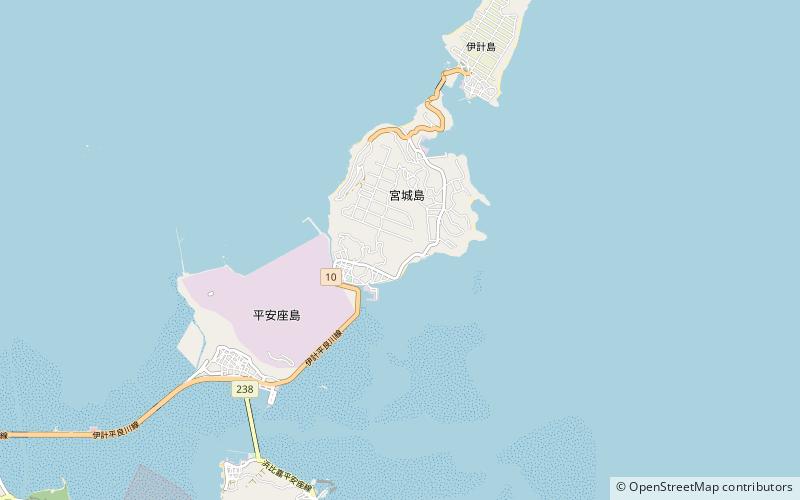 Miyagi Island location map