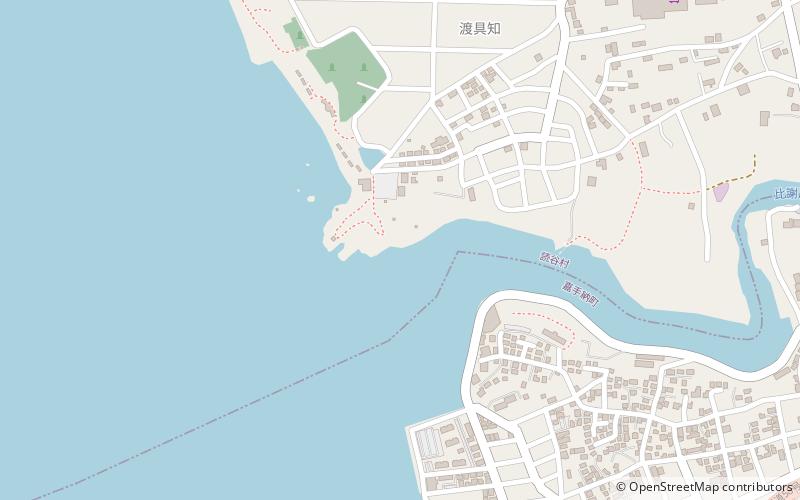 hagushi parc quasi national dokinawa kaigan location map