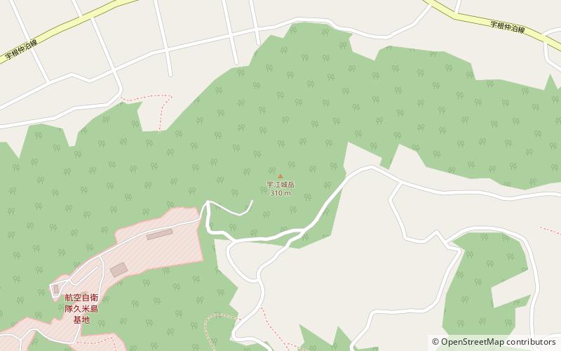 uegusuku castle kumejima location map