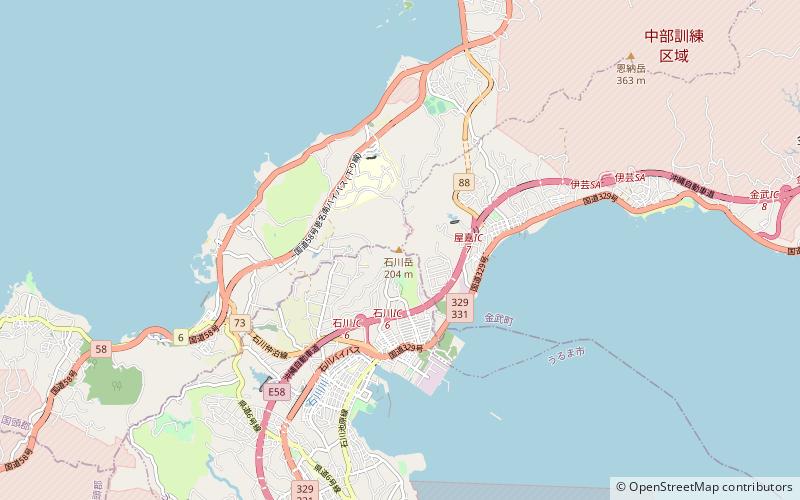 Mont Ishikawa location map